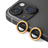 Zore Apple iPhone 14 Cl-12 Premium Safir Parmak İzi Bırakmayan Anti-Reflective Kamera Lens Koruyucu Turuncu