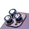 Zore Apple iPhone 15 Pro Cl-12 Premium Safir Parmak İzi Bırakmayan Anti-Reflective Kamera Lens Koruyucu Midnight