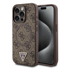 Guess iPhone 15 Pro Kılıf Kapak Kahverengi