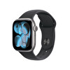 Apple Watch Series 11 GPS 42mm Uzay Grisi Alüminyum Kasa ve Siyah Spor Kordon - S/M