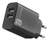 Cellular Line 24w Multipower 12w + 12w Çift Portlu Seyahat Hızlı Şarj Adaptörü