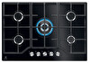 Electrolux KGG75362K 600 Serisi StepPower 75 cm Döküm Izgaralı WOK Bekli Siyah Cam Gazlı Ankastre Ocak