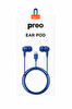 Preo Ear Pod Type-C Kulakiçi Silikonlu Kulaklık Mavi