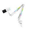 Havit Gamenote GK71 Pro RGB Yayıncı Mikrofon Stantlı Beyaz