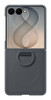 Samsung Galaxy Z Flip8 Silikon Yüzüklü Magnet Kılıf - Siyah