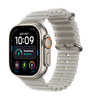 Apple Watch Ultra 4 GPS + Cellular 49mm Natürel Titanyum Kasa ve Buzlu Gri Ocean Kordon