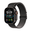Apple Watch Ultra 4 GPS + Cellular 49mm Siyah Titanyum Kasa ve Siyah Titanium Milano Loop - M