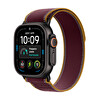 Apple Watch Ultra 4 GPS + Cellular 49mm Siyah Titanyum Kasa ve Burgonya Trail Loop - M/L