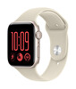 Apple Watch SE 3 GPS 44mm Yıldız Işığı Alüminyum Kasa ve Kum Beji Spor Kordon - S/M
