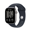 Apple Watch Series 12 GPS 42mm Uzay Grisi Alüminyum Kasa ve Lacivert Spor Kordon - S/M