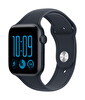 Apple Watch SE 3 GPS 44mm Gece Yarısı Alüminyum Kasa ve Lacivert Spor Kordon - M/L