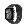 Apple Watch Series 11 GPS + Cellular 42mm Jet Siyah Aluminium Kasa ve Siyah Sport Band - M/L