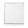 Adore Diamond ADR-322-BB-1 5 Raflı Sürgülü Dolap Beyaz