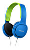 Philips SHK2000BL Kulak Üstü Çocuk Kulaklığı Mavi