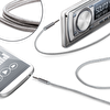 Celly Linein 35TEXSV Örgü 3.5mm Gümüş Ses Kablosu 