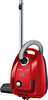 Siemens VSC3A210  4 Lt Pureair Hijyenik Filtre Toz Torbalı Kırmızı Süpürge