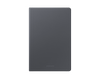Samsung Galaxy Tab A7 T500 Kapaklı Tablet Kılıfı Gri