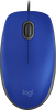 Logitech M110 Sessiz Kablolu Mavi Mouse