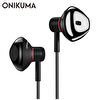 Onikuma A19 3.5 MM Kulak İçi Kulaklık Siyah