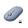 Logitech M350 Pebble Kablosuz Mouse Mavi Gri