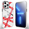 Youngkit Cl006 iPhone 13 Pro Sert Silikon Kılıf Beyaz