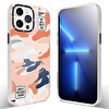 Youngkit Cl020 iPhone 13 Pro Max Sert Silikon Kılıf Koyu Kırmızı