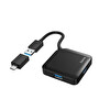 Hama HM.200116 4 Ports USB 3.2 5Gbit USB-C Adaptör USB Hub