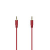 Hama 3.5mm Flex-Slm Altın Uç 0.75m Kırmızı Kablo
