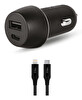 Ttec Smartcharger Duo Pd 32w Araç Hızlı Şarj Aleti Usb-C+Usb-A  Usb-C Lightning Siyah Kablo 