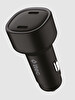 Ttec 2CKP03S Smartcharger Duo PD 60W Araç Hızlı Şarj Aleti USB-C+USB-C Siyah