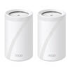 TP-Link Deco BE65 (2-Pack) Wi-Fi 7 Mesh Sistemi BE9300 Mbps Fiber Uyumlu Üç Bant 2.5 Gbps Port 6 GHz 