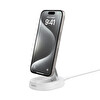Belkin Boostcharge QI2 15W Pro Katlanabilir Beyaz Kablosuz Şarj Standı 