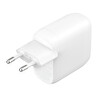 Belkin 60W Çift USB-C PD Beyaz Duvar Şarjı 