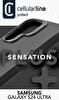Cellularline SENSPLUSGALS24UK Samsung S24 Ultra Sensation Anti-Bakteriyel Silikon Siyah Kılıf 