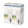 Philips Twister 23W E27 2700K Sarı Işık 2'li Ekopaket