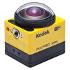 Kodak Pixpro SP360  VR Aksiyon Kamera Wİ-Fİ ve FULL HD Extreme Paket Sarı