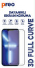 Preo Dayanıklı Ekran Koruma iPhone 16 Pro Ön 3D Full Curve