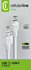 Cellular Line Beyaz USB-C Data Kablosu