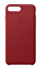 Apple MQHN2ZM/A iPhone 8 Plus Kırmızı Deri Kılıf