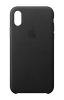 Apple MQTD2ZM/A iPhone X Deri Cep Telefonu Kılıfı - Siyah