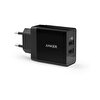 Anker Powerport 2 Şarj Cihazı + Micro USB Kablo Siyah