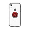 Preo  iPhone 11 Armour Rıngs Şeffaf/Kırmızı 3In1 Stand&Manyetik&Rıngs Telefon Kılıfı