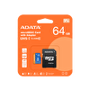 Adata 64GB ADAPT. MICROSDXC UHS-I Kart 100/25MB/s Class10