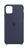 Apple MWYW2ZM/A iPhone 11 Pro Max Silikon kılıf - Gece Mavisi