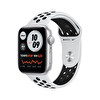 Apple Watch Nike SE 44MM Gümüş Alüminyum Kasa ve Siyah Spor Kordon MYYH2TU/A