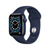 Apple Watch Seri 6 40mm Mavi Alüminyum Kasa ve Koyu Lacivert Spor Kordon MG143TU/A