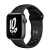 Apple Watch Nike SE GPS + Cellular 40MM Uzay Grisi Alüminyum Kasa Antrasit/Siyah Nike Spor Kordon