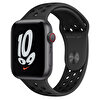 Apple Watch Nike SE GPS  44MM Uzay Grisi Alüminyum Kasa Antrasit/Siyah Nike Spor Kordon