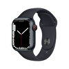 Apple Watch 7 Gps + Cellular 41MM Gece Yarısı Alüminyum Kasa Gece Yarısı Spor Kordon MKHQ3TU/A