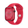 Apple Watch Series 8 GPS 41MM (PRODUCT) Kırmızı Alüminyum Kasa ve (PRODUCT) Kırmızı Spor Kordon